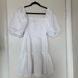 Vine & Love White Mini Dress